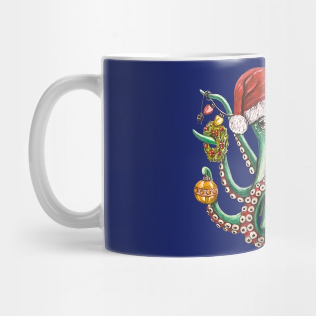 "OctoClaus" - OctoKick collection by GardenPartyArt